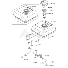 Fuel Tank & Valve for FJ100D