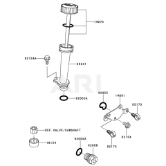 Kawasaki FJ180V Lubrication