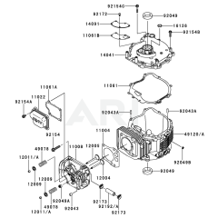 Cylinder/Crankcase for FJ180V