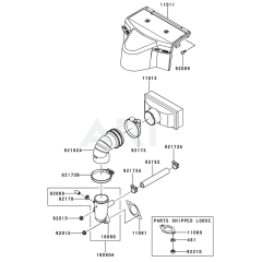 Air Filter & Muffler for FR600V