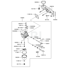 Carburettor for Kawasaki FR600V