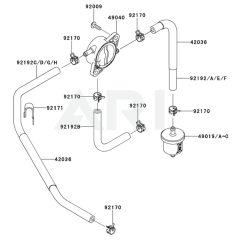 Fuel Tank & Valve for FR651V