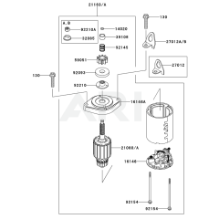 Starter for Kawasaki FR651V