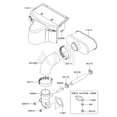Air Filter for Kawasaki FR651V