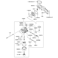 Carburettor for Kawasaki FR651V