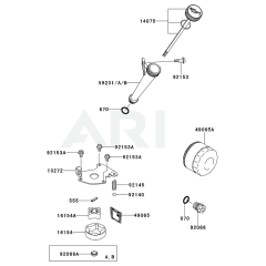 Kawasaki FR691V Lubrication
