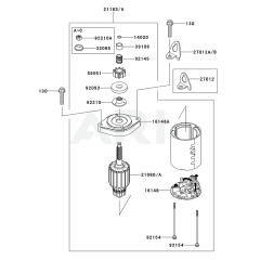 Starter for Kawasaki FR691V