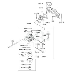 Kawasaki FR730V Carburettor