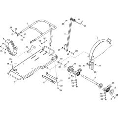 Frame Assembly for Floor Saw