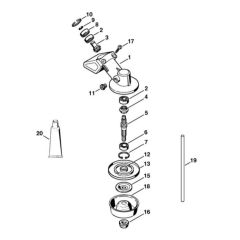 Gear Head Assembly for Stihl FS