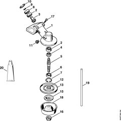Gear Head for Stihl FS-KM