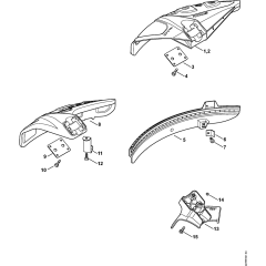 Deflector for Stihl FS-KM