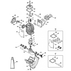 Stihl FS111 Engine Assembly