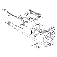 FS130 FS130r Handle Assembly