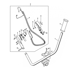 FS230 Bike Handle Assembly