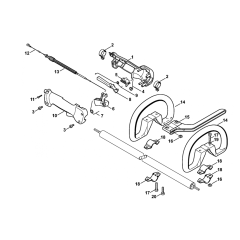 Control Handle for Stihl FS25-4