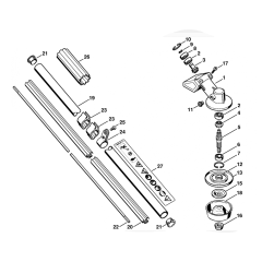 Stihl Gear Head Drive Tube
