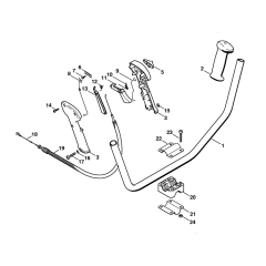 Stihl FS25-4 FS65-4 Handle Bar