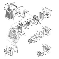 Muffler & Air Filter Assembly
