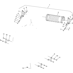 Muffler Shield & Tie Downs