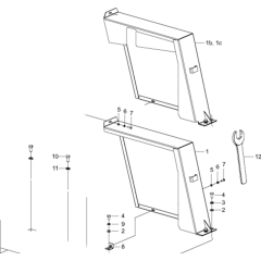 Belt Guard & Wrench Assembly