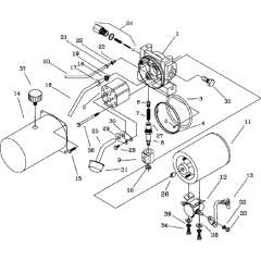 Hydraulic Pump Motor Assembly
