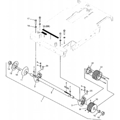 Blade Shaft Assembly for FS3500 E