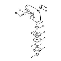 Gear Head Assembly for Stihl FS353