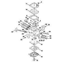 Carburettor HD-3B Assembly