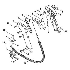 Control Handle for Stihl FS360