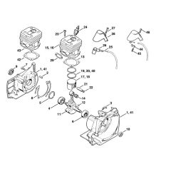 Crankcase & Cylinder Assembly