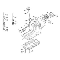 Tank Housing Assembly for Stihl