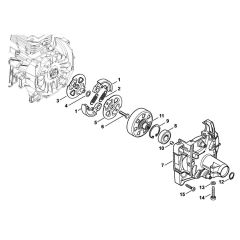 Clutch Assembly for Stihl FS360C