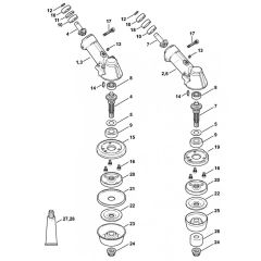 Gear Head Assembly for Stihl