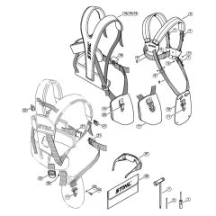 Stihl FS400 Tools & Harness