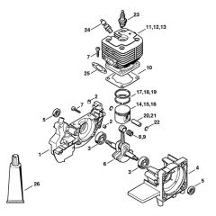 Crankcase & Cylinder Assembly