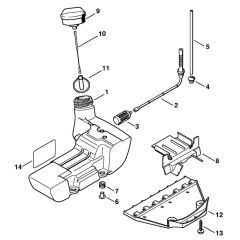 Fuel Tank Assembly for Stihl