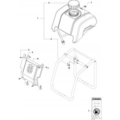 Water Tank & Nose Piece Assembly