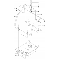 Engine Cage Assembly for FS410 D