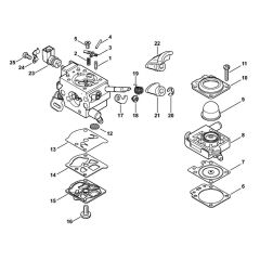 Carburettor Assembly for Stihl