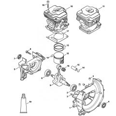 Crankcase & Cylinder Assembly