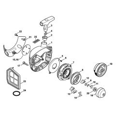 Rewind Starter for Stihl FS460C