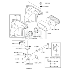 Air Filter & Muffler for FS481V