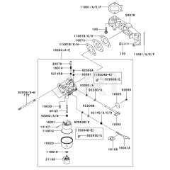 Carburettor for Kawasaki FS481V