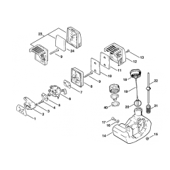 Stihl FS48 FS52 FS56 Parts