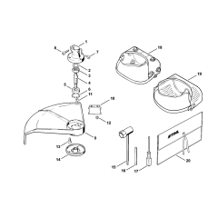 Bearing Housing for Stihl FS48 FS52 FS56