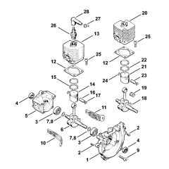 Stihl Crankcase Cylinder