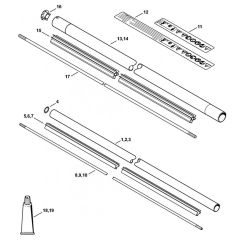 Drive Tube Assembly for Stihl