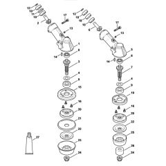 Gear Head FS 490 C Assembly