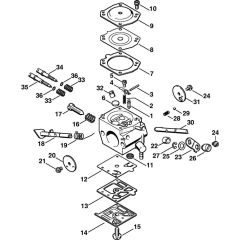 Carburettor HD-23 Assembly